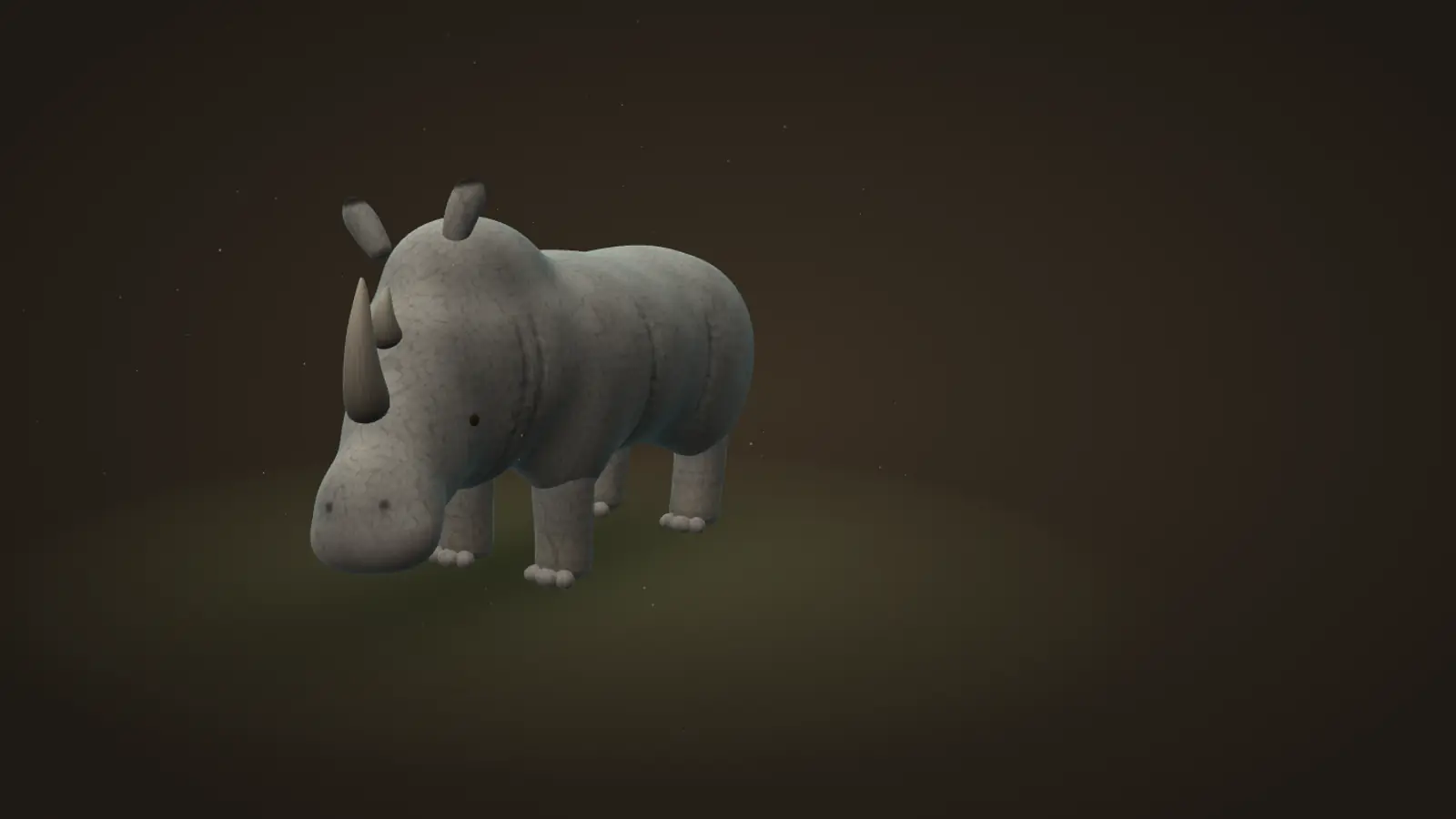 Rhinoceros 3D Model: interactive 3D model of the White rhinoceros