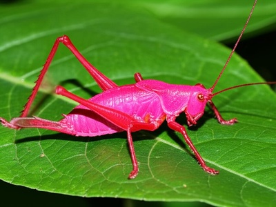 Pink Katydid