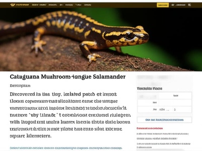 Cataguana Mushroom-tongue Salamander