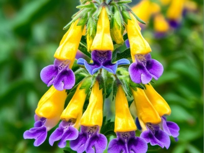 Two-coloured Golden Drops