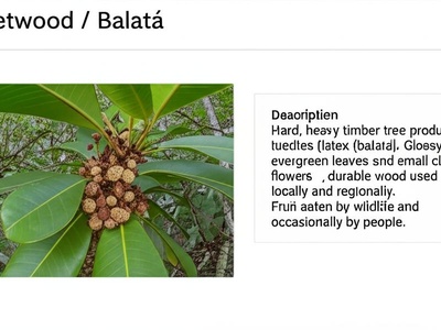 Bulletwood / Balatá