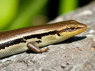 New Caledonian Snake-eyed Skink