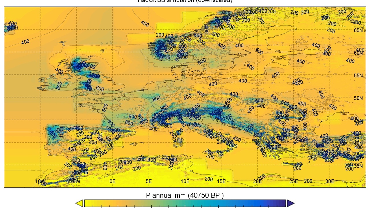 Global map of precipitation patterns and ecosystem water flows