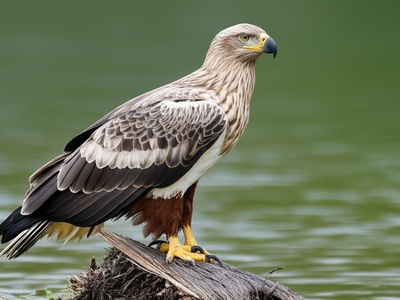 Pallas's fish eagle (grey-headed)