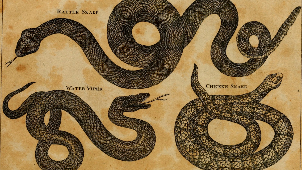 Close-up of a viper showing keeled scales and triangular head