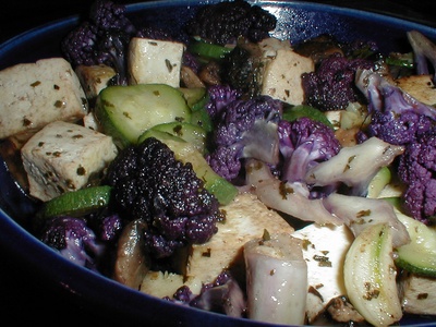 Purple cauliflower