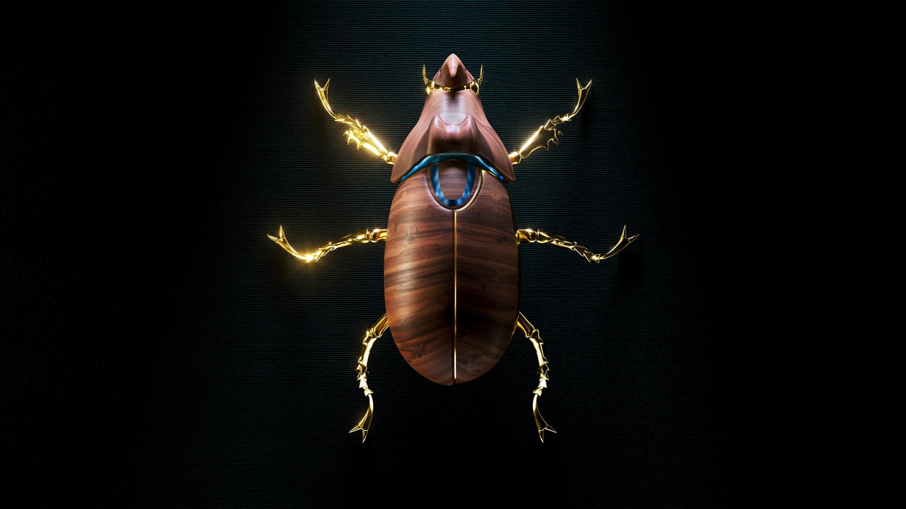 Close-up of a firefly lantern organ showing glowing abdomen