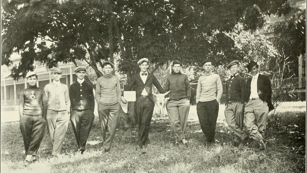 College alligator mascot performing at a football game