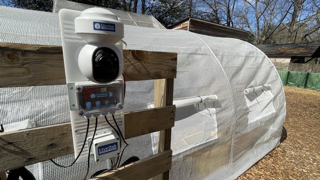 Soil profile and moisture sensor showing how soil and climate affect plant water availability